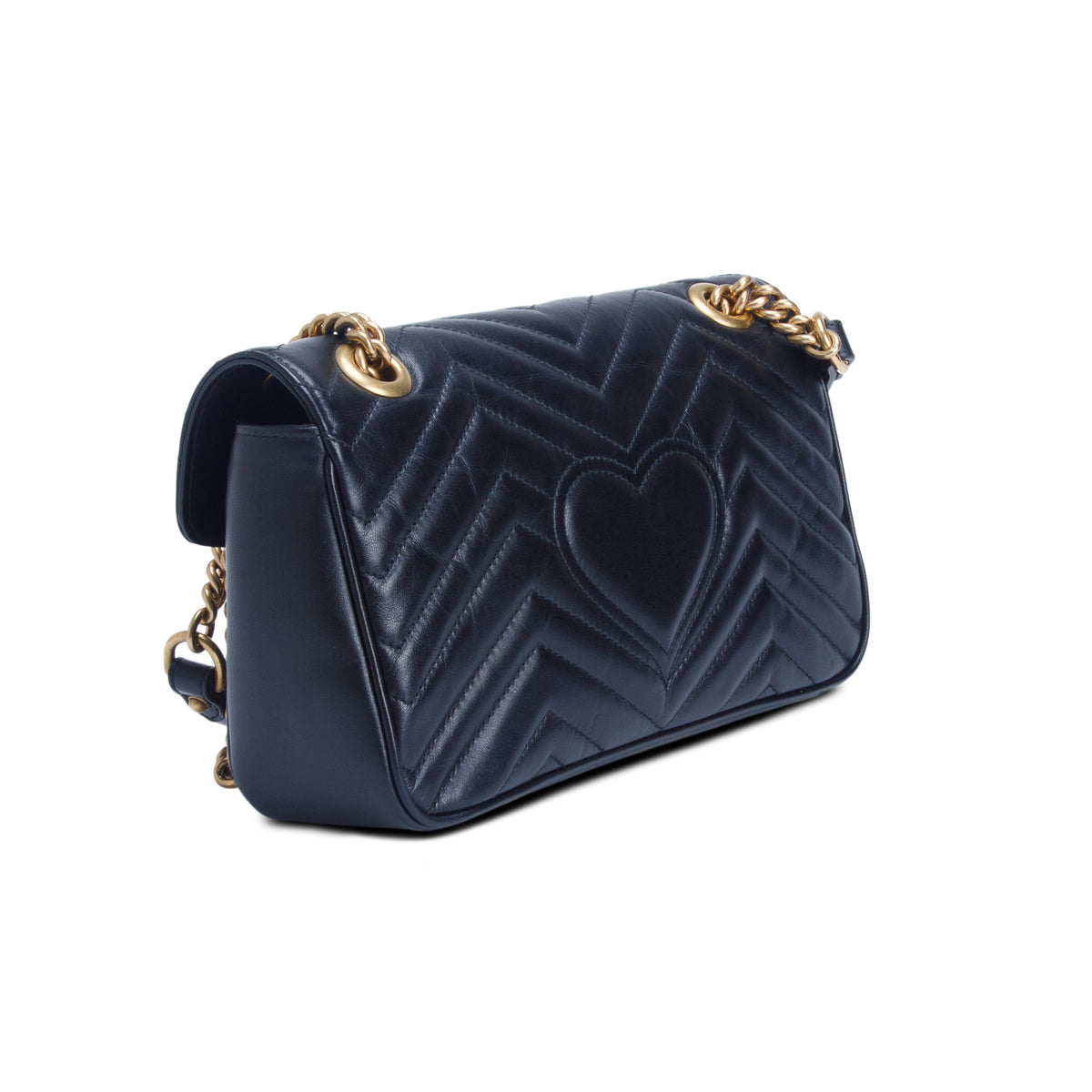 Gucci Black GG Marmont Matelasse Medium Shoulder Bag