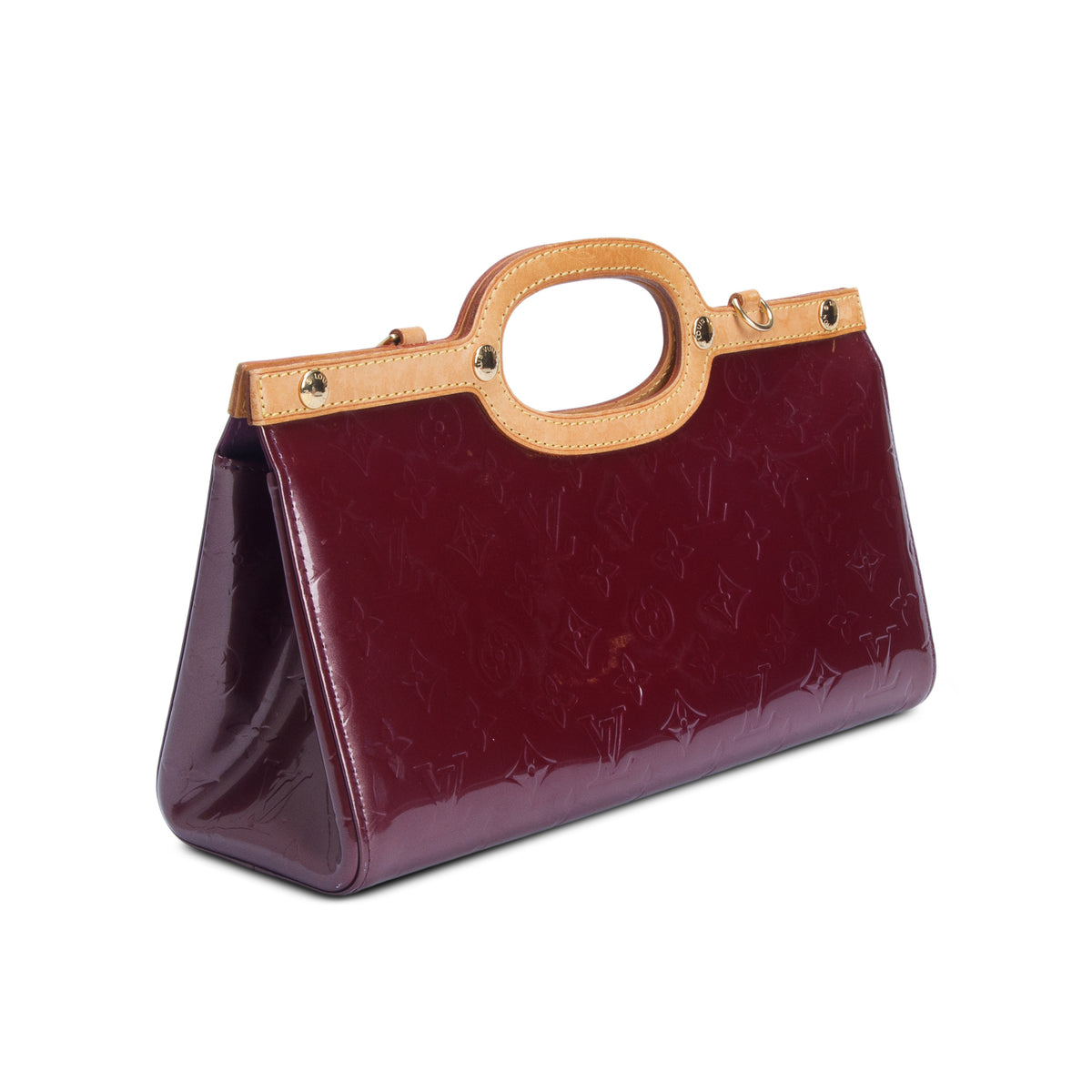 Louis Vuitton Burgundy Vernis Roxbury Drive w/ Strap