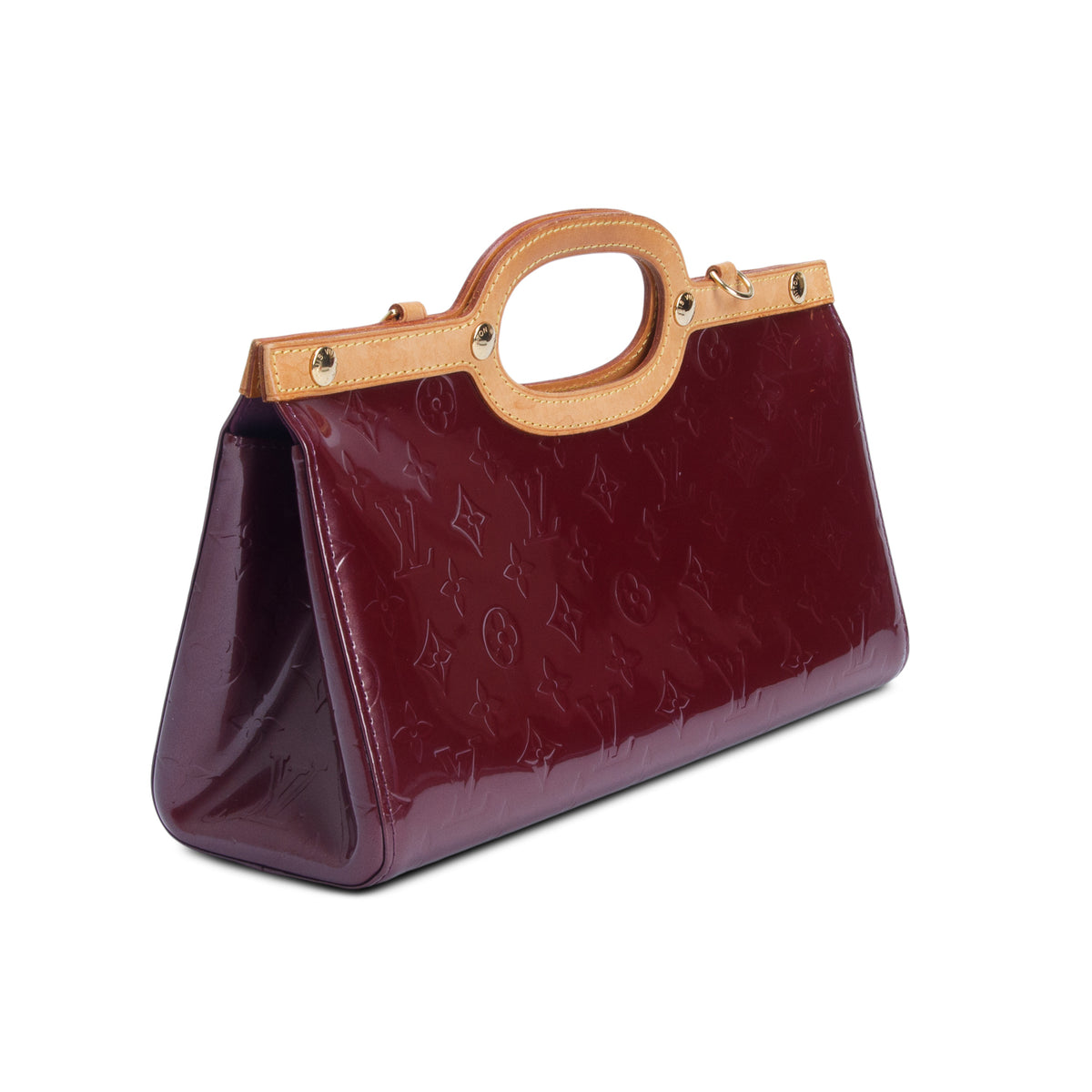 Louis Vuitton Burgundy Vernis Roxbury Drive w/ Strap