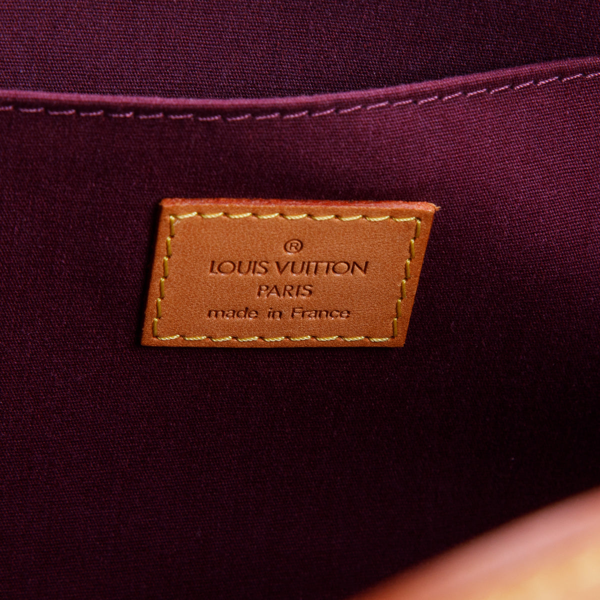 Louis Vuitton Burgundy Vernis Roxbury Drive w/ Strap