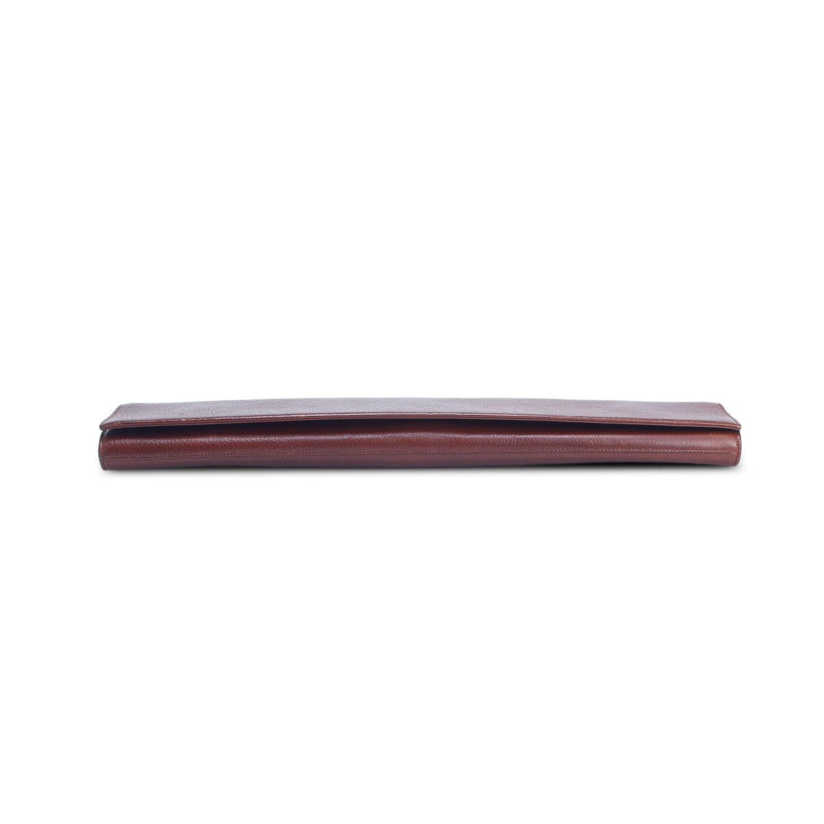 Saint Laurent Brown Leather Fetiche Long Clutch