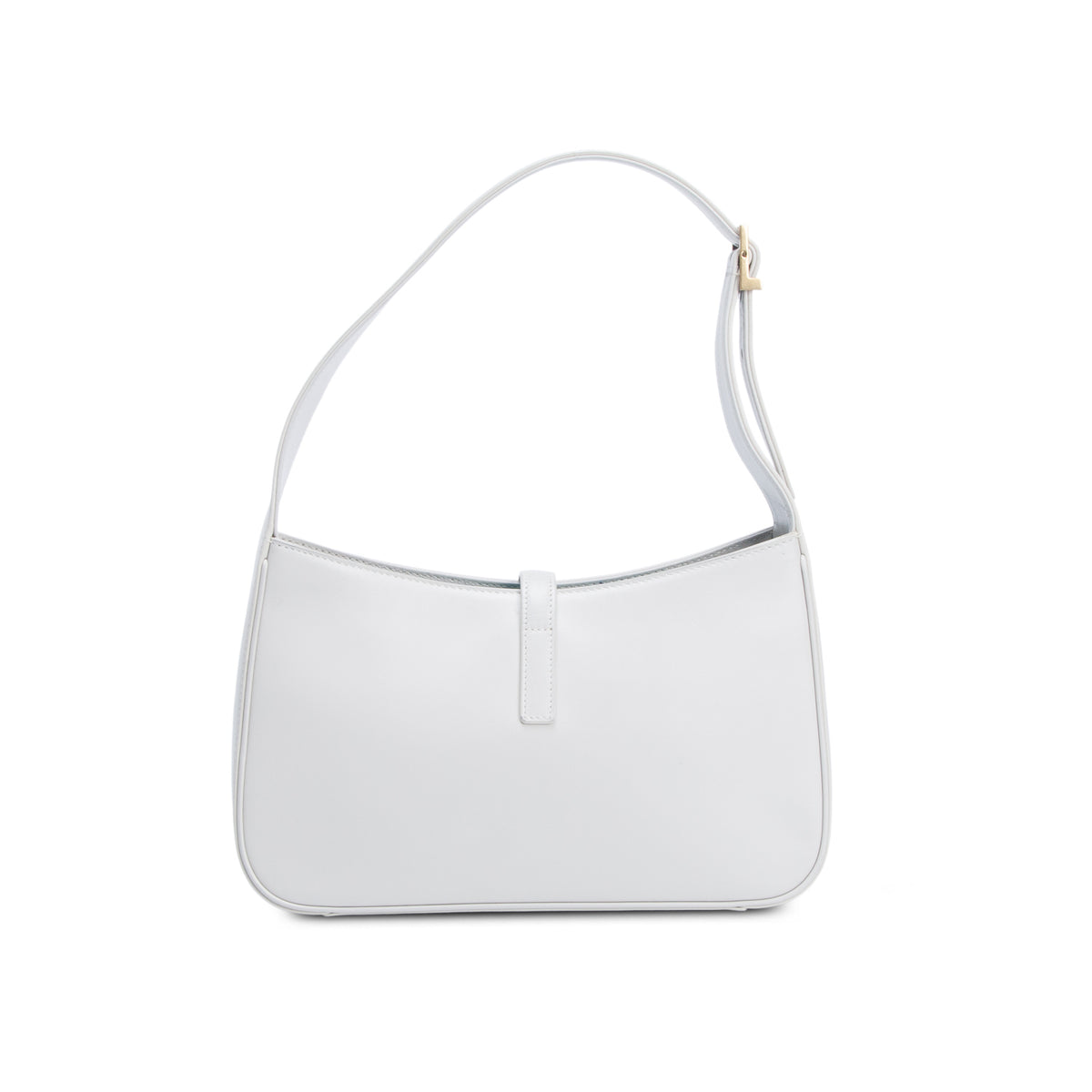 Saint Laurent 2023 Grey Smooth Calfskin Le 5 a 7 Hobo