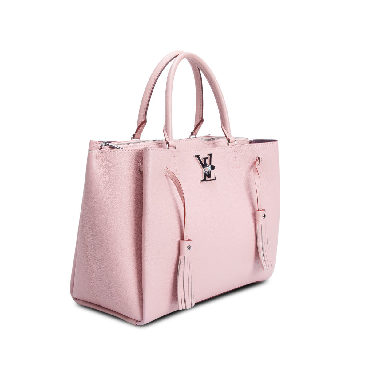Louis Vuitton Pink Calfskin LockMeTo Tote w/ Strap