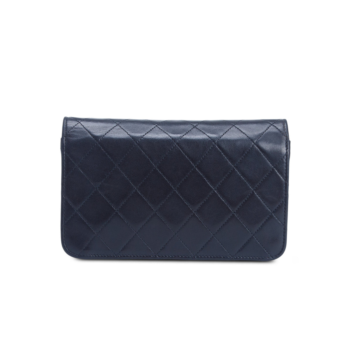 Chanel Vintage Black Quilted Lambskin Leather Mini CC Full Flap Bag