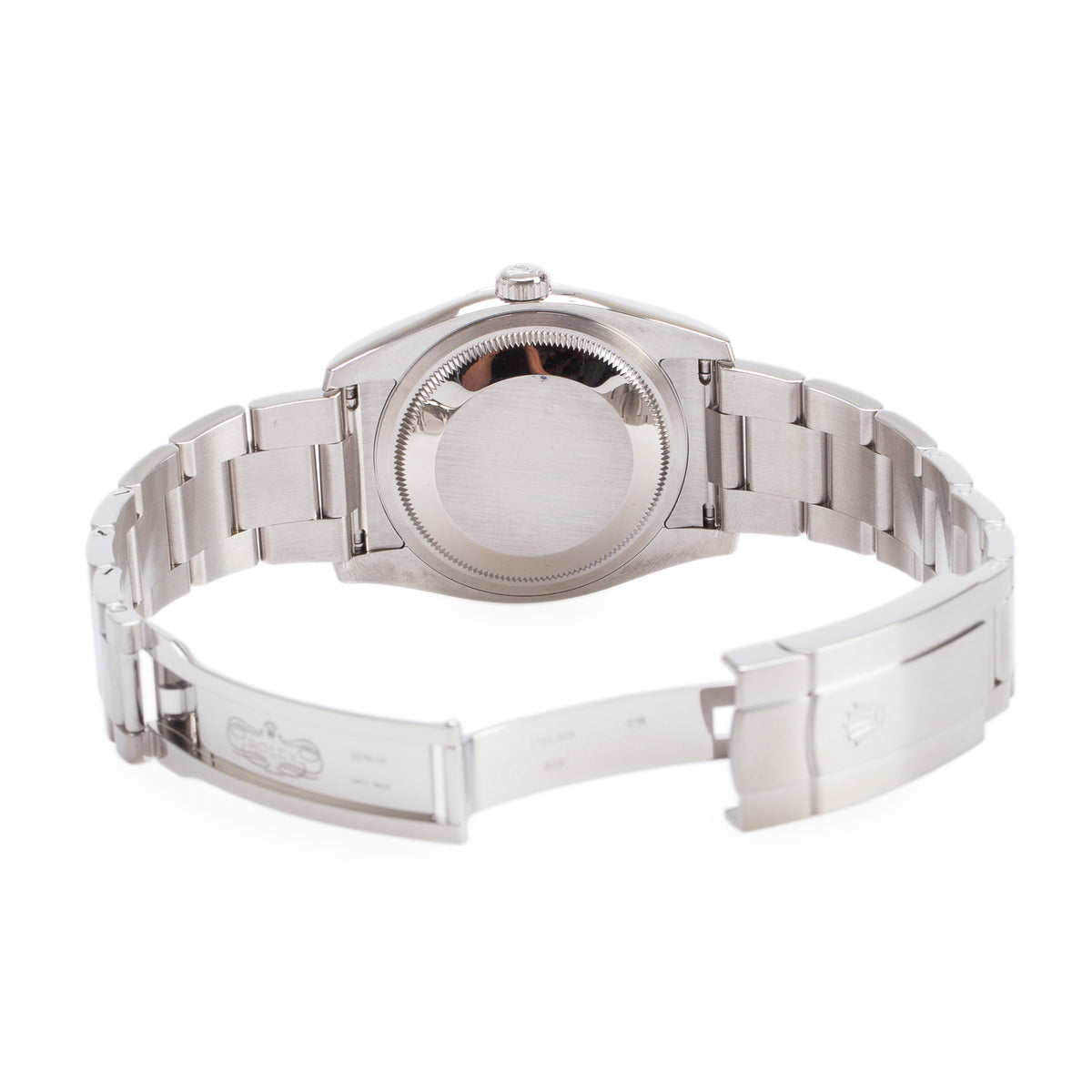 Rolex Stainless Steel Oyster Perpetual 36 MM Watch White Dial 116000 w/ Box & Papers