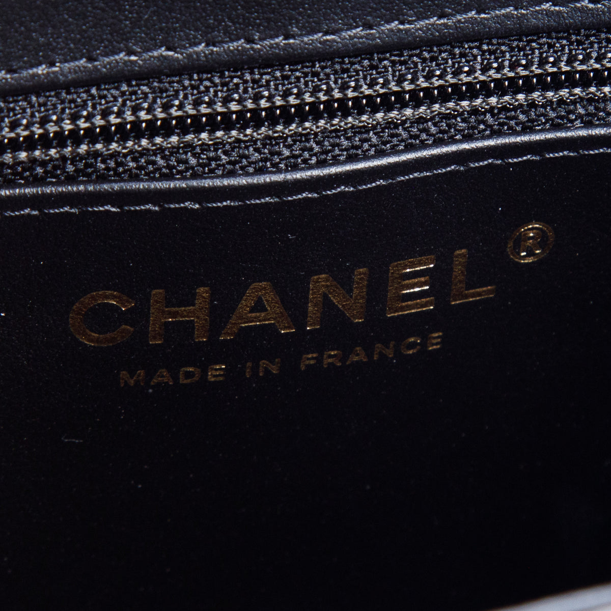 Chanel Black Shiny Aged Calfskin Quilted Nano Kelly Shopper