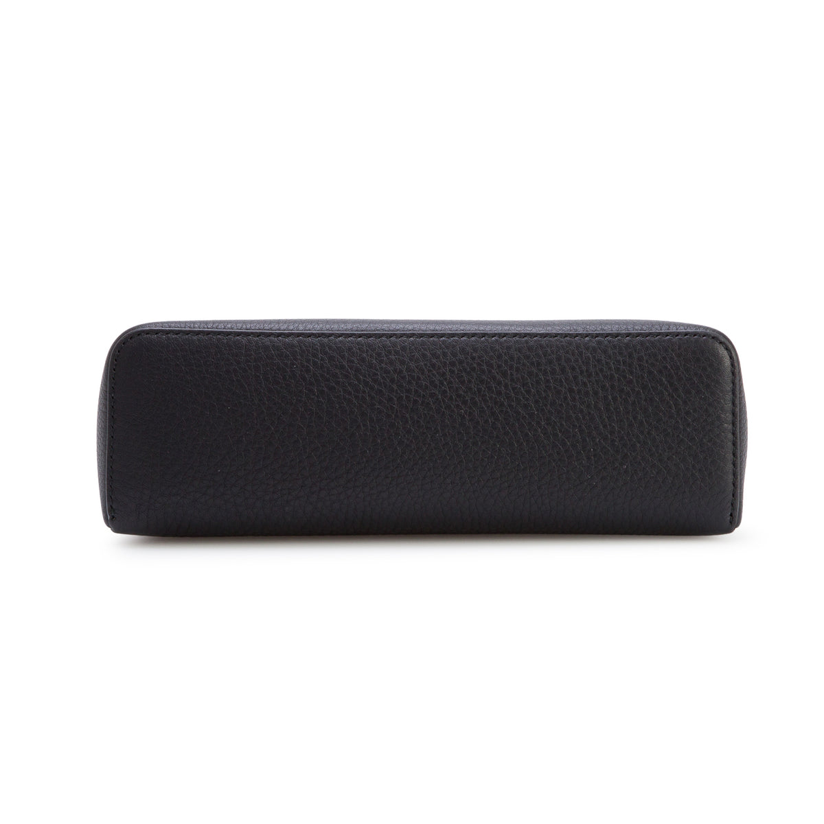 Loro Piana Black Grained Calfskin Leather Extra Pocket L19 Pouch w/ Box & Strap