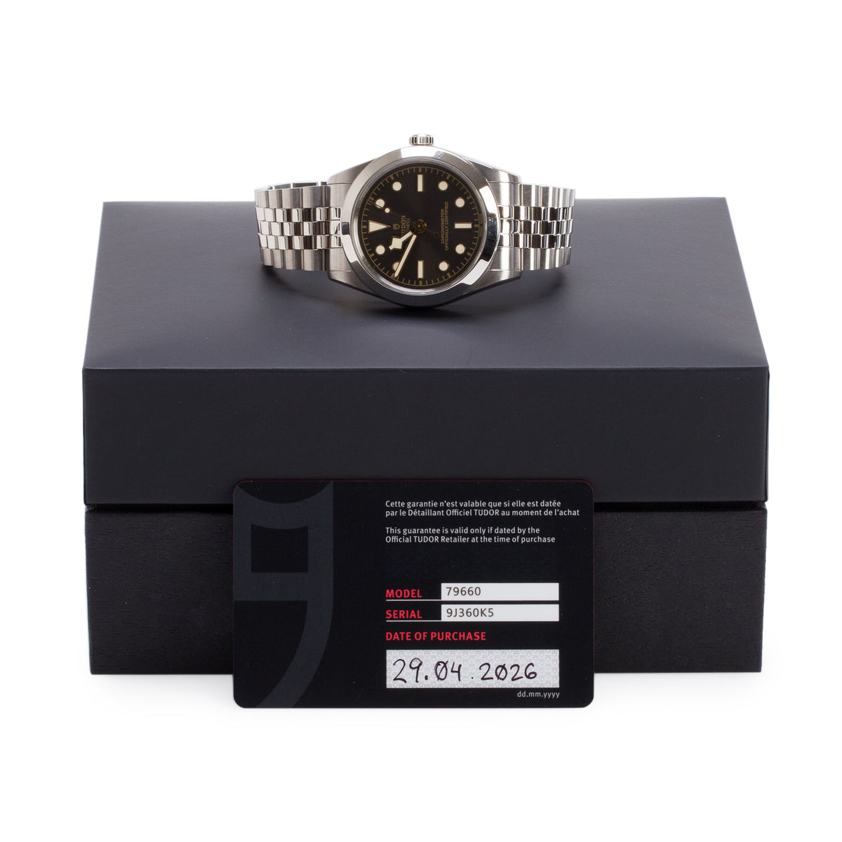 Tudor 2026 Stainless Steel Black Bay Pro 39 MM Automatic Watch Black Dial 79660 w/ Box & Papers
