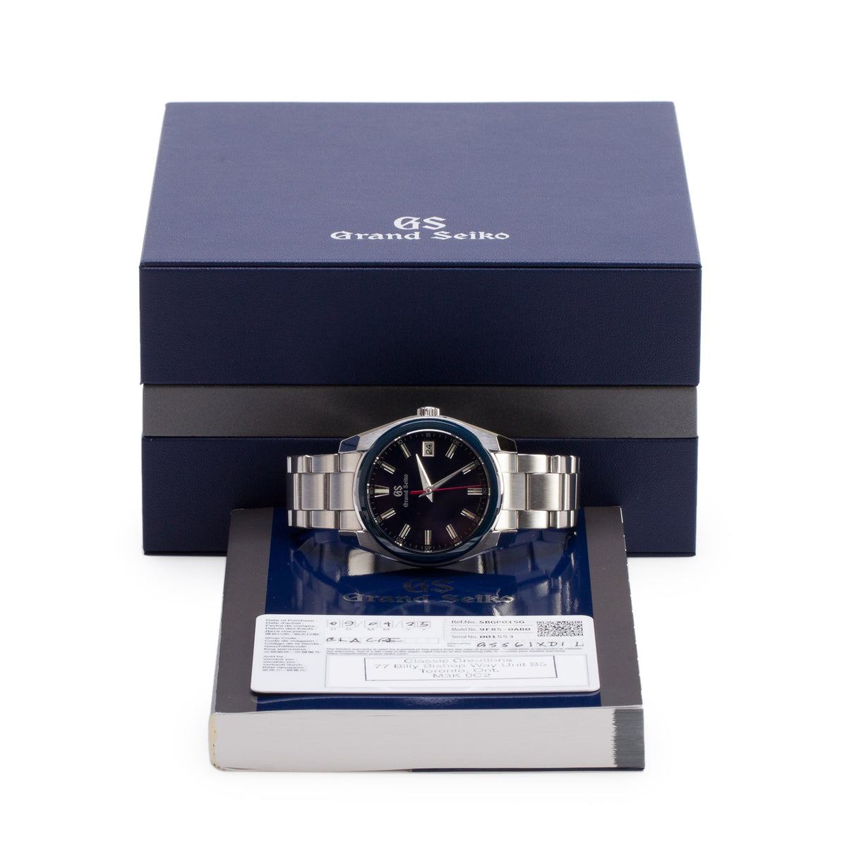 Grand Seiko Limited Editon 60th Anniversary 2025 Stainless Steel Sport Collection 40 MM Quartz Watch Blue Dial w/ Box & Papers