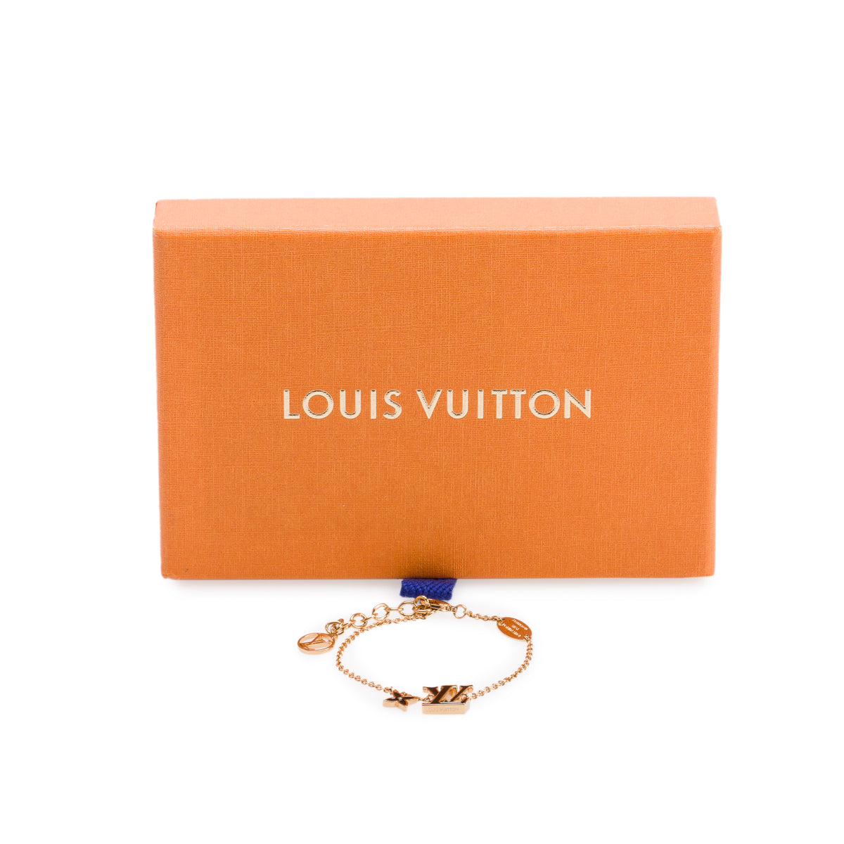 Louis Vuitton 2024 Gold Plated Black Enamel LV Iconic Bracelet w/ Box