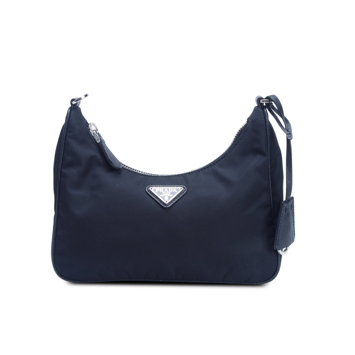 Prada 2021 Black Re-Edition 2005 Re-Nylon Bag w/ Authenticity Card & Straps