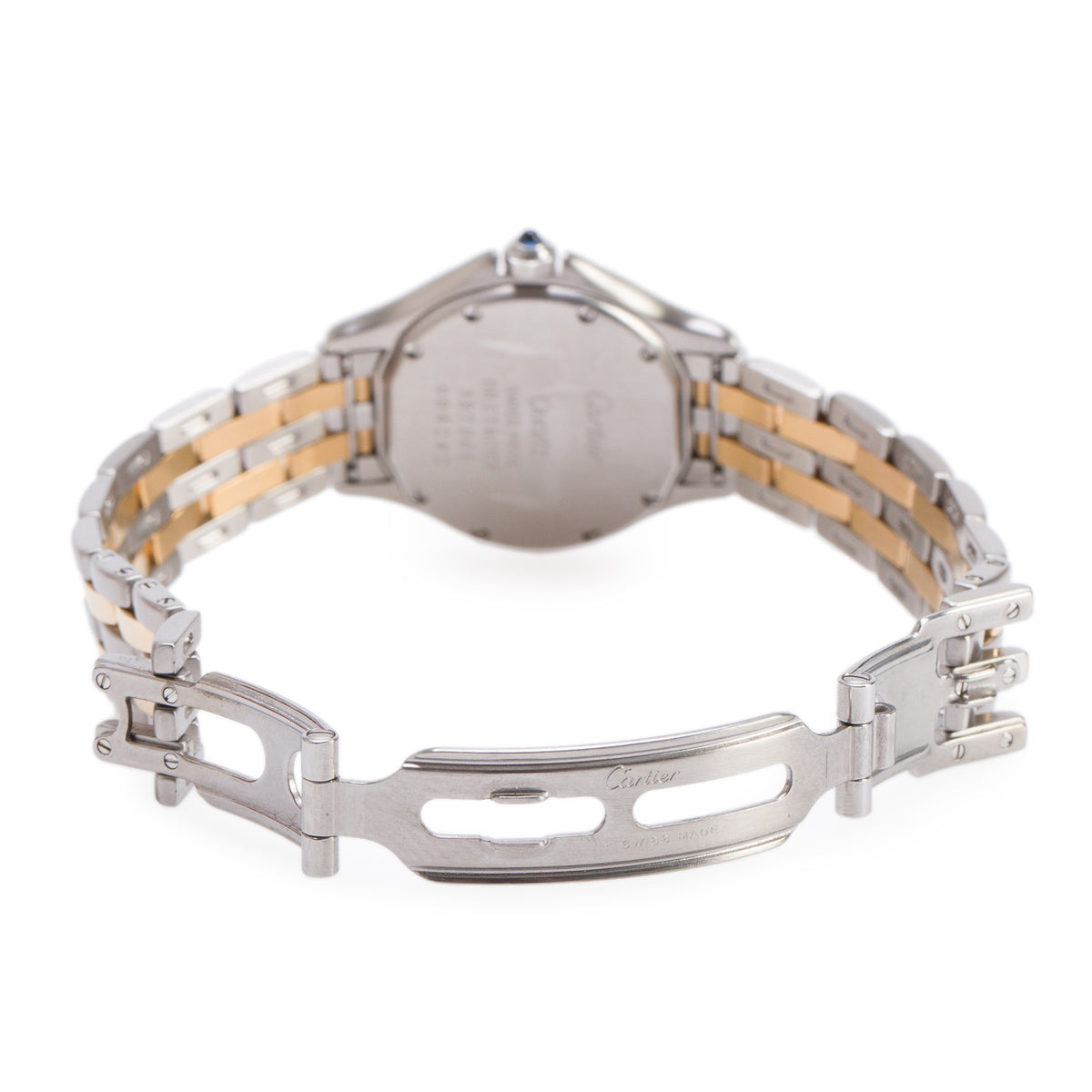 Cartier Stainless Steel & 18k Yellow Gold Cougar 26 MM Quartz Watch 187906 w/ Box & Papers