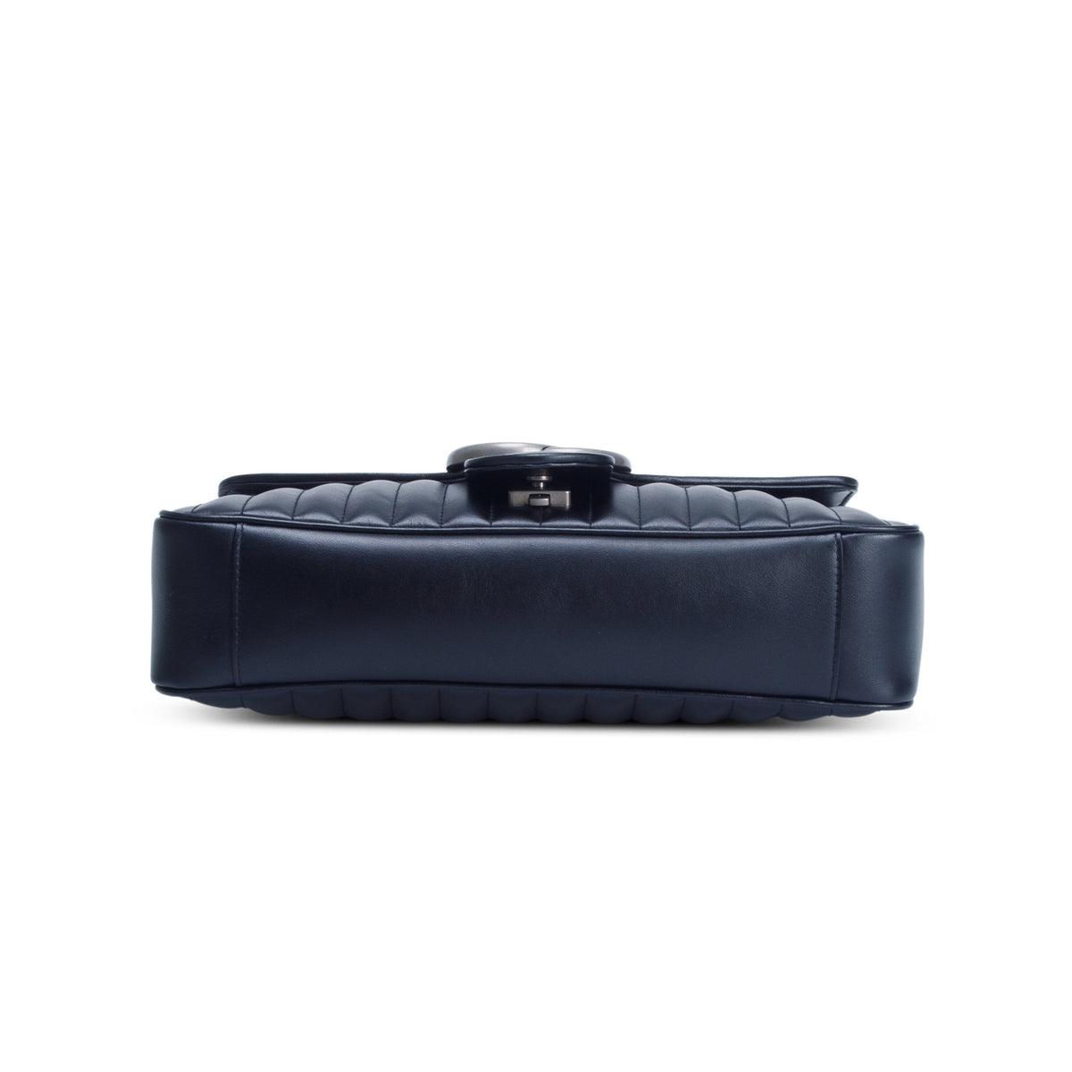 Gucci Black GG Marmont Matelasse Medium Shoulder Bag w/ Box