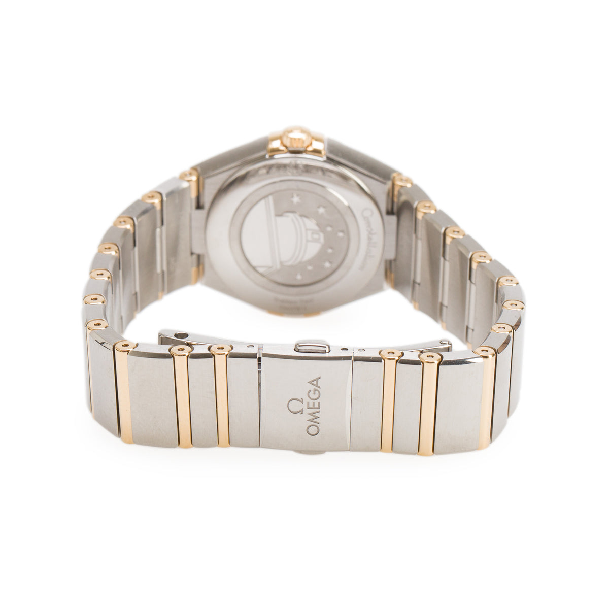 Omega 2025 Stainless Steel & 18k Yellow Gold Constellation 28 MM Quartz Watch Silver Dial w/ Box & Papers