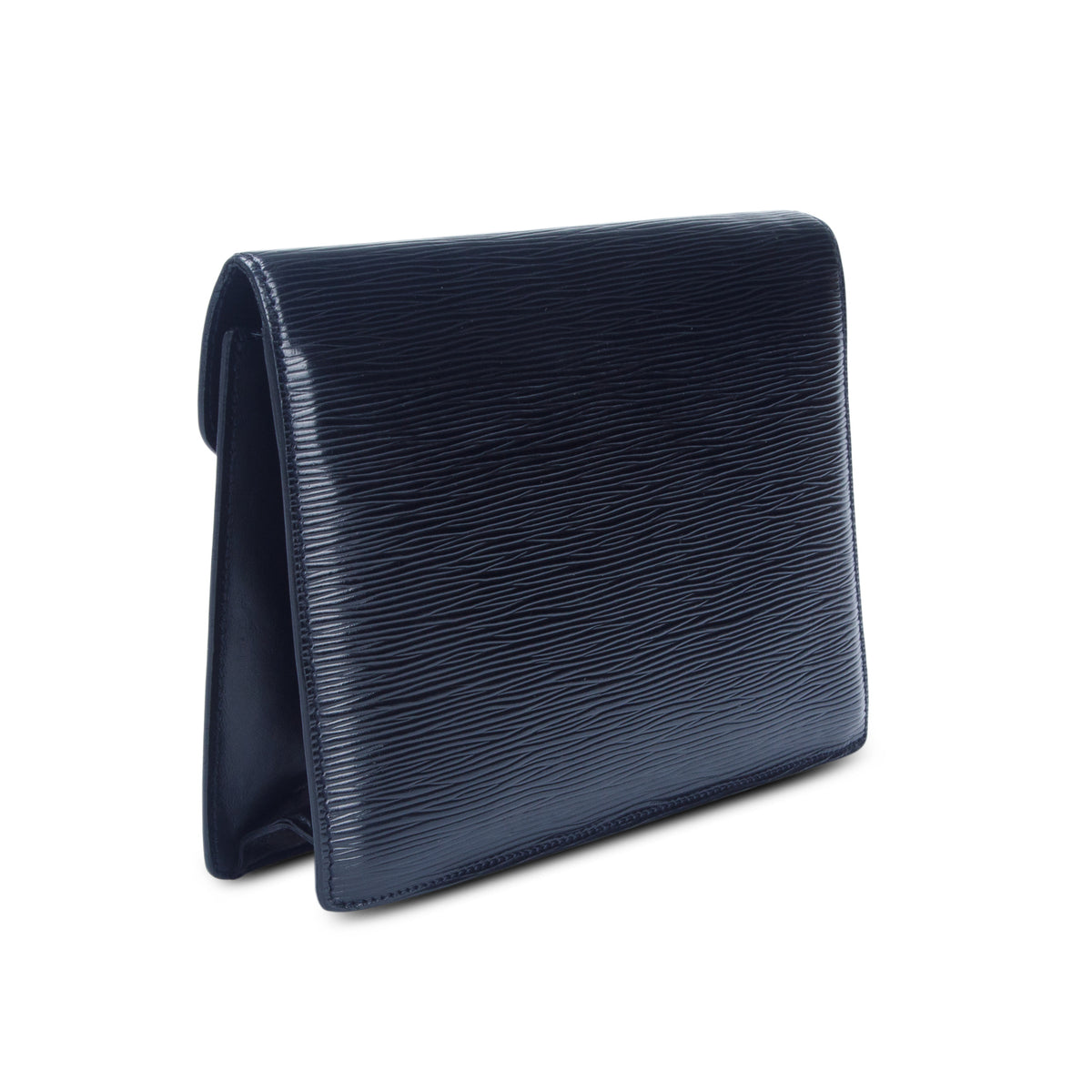 Louis Vuitton Vintage Black Epi Leather Dragonne Wristlet Clutch