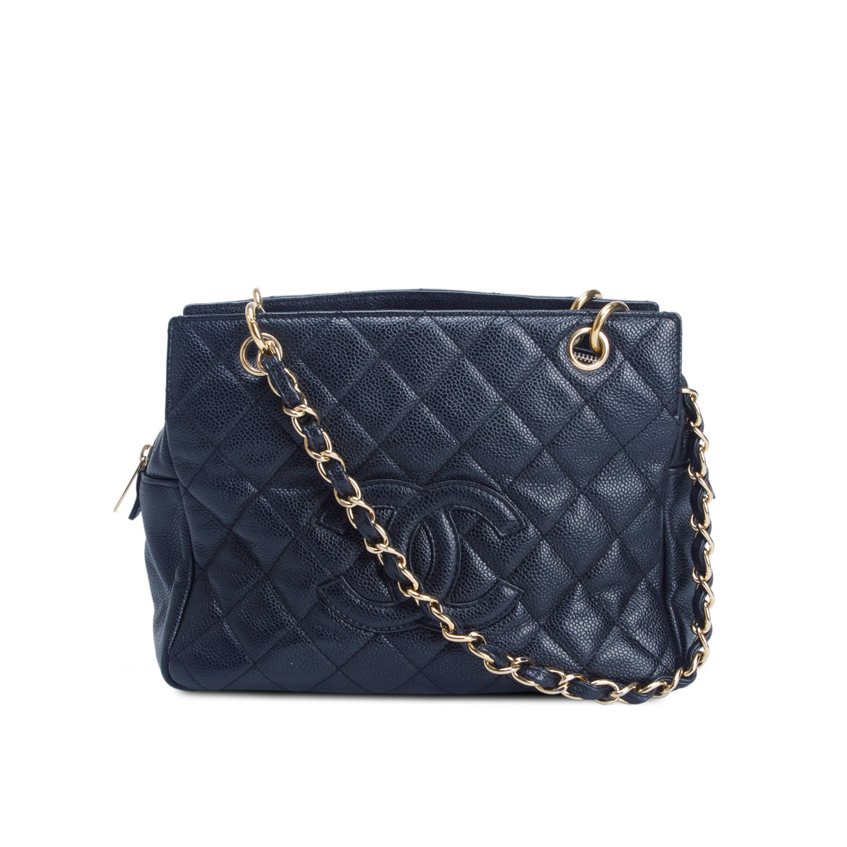 Chanel Black Caviar Leather Petite Timeless Tote