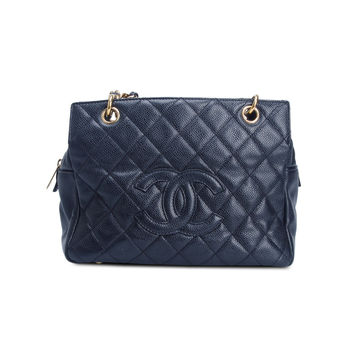 Chanel Black Caviar Leather Petite Timeless Tote