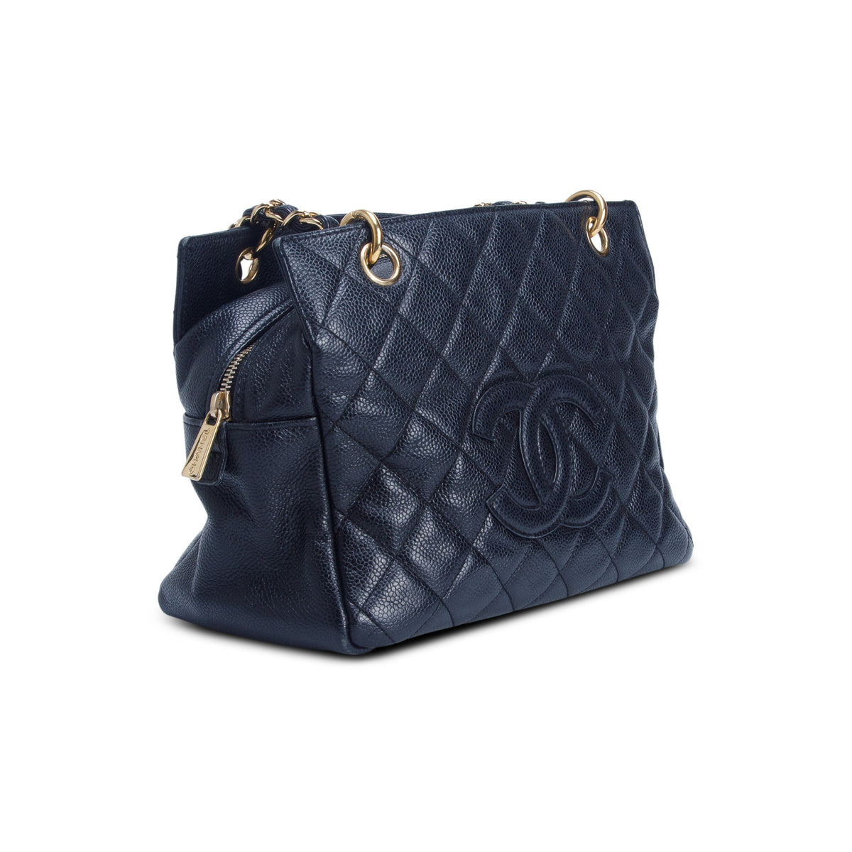 Chanel Black Caviar Leather Petite Timeless Tote
