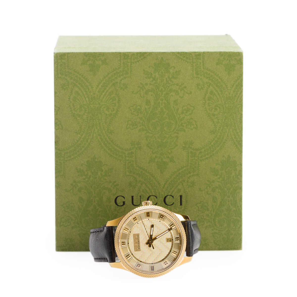Gucci Gold-Plated Stainless Steel G-Timeless 40 MM Automatic Watch Gold Dial w/ Box