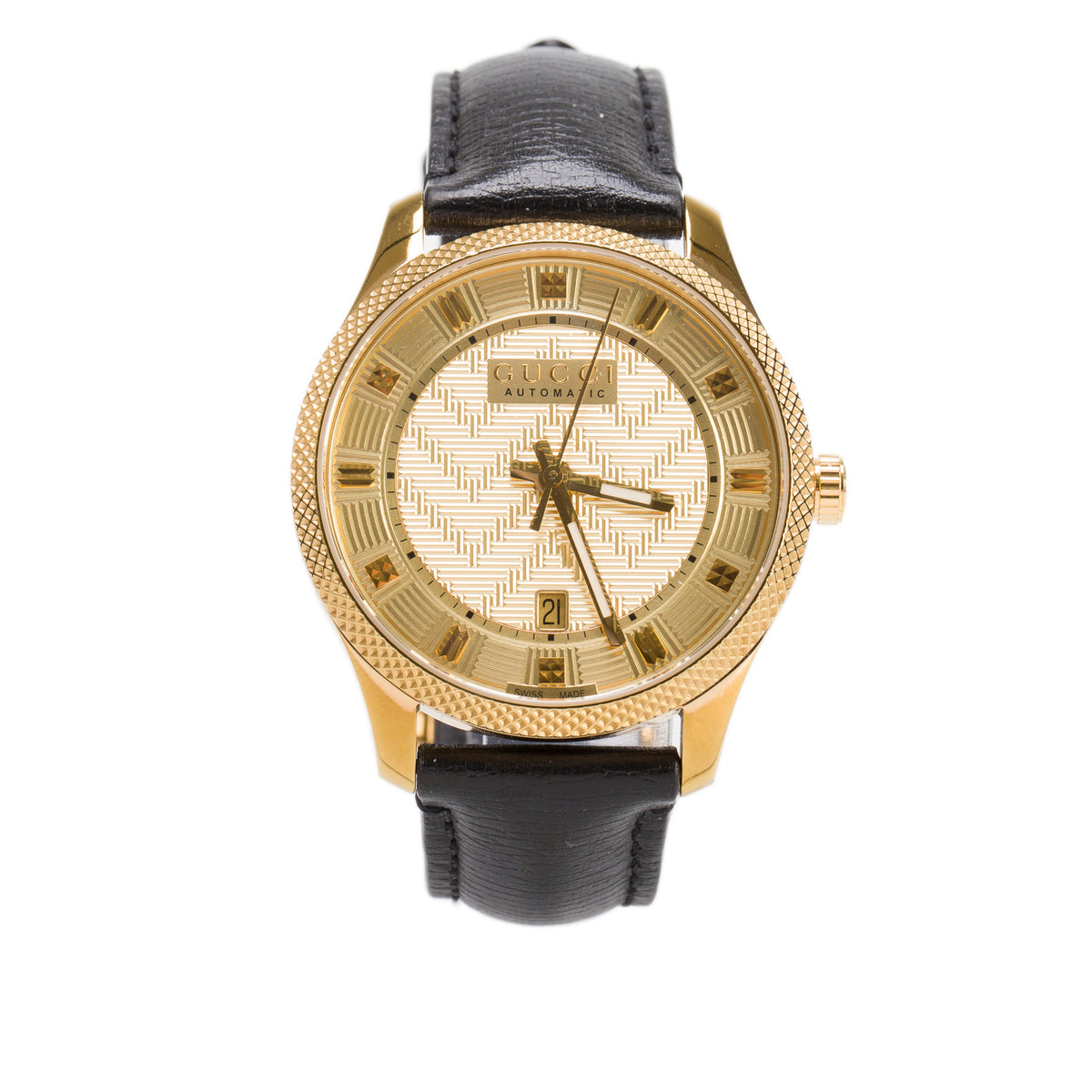 Gucci Gold-Plated Stainless Steel G-Timeless 40 MM Automatic Watch Gold Dial w/ Box