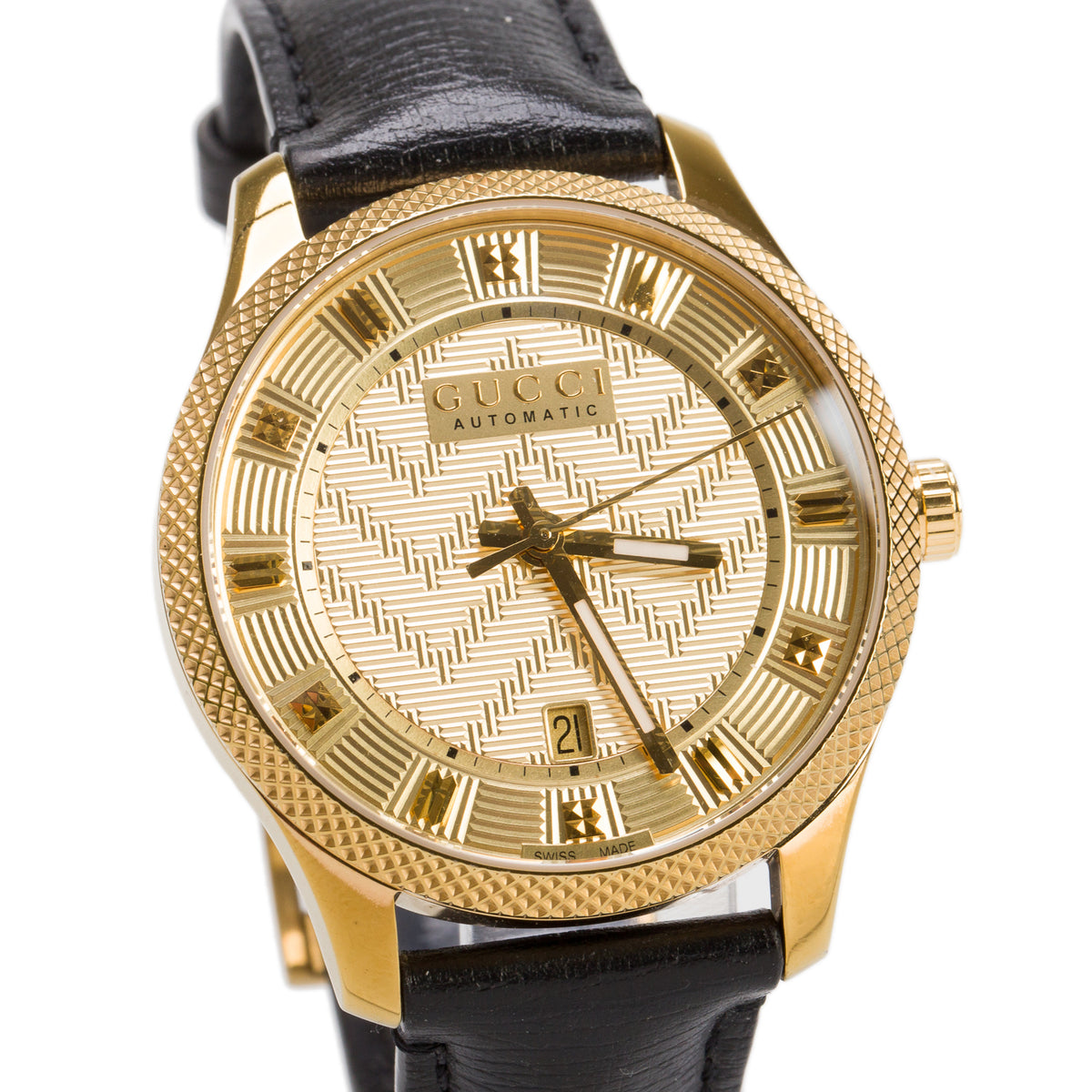 Gucci Gold-Plated Stainless Steel G-Timeless 40 MM Automatic Watch Gold Dial w/ Box