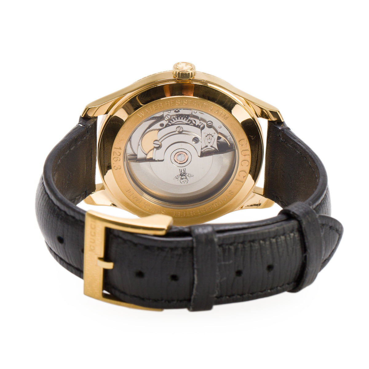 Gucci Gold-Plated Stainless Steel G-Timeless 40 MM Automatic Watch Gold Dial w/ Box