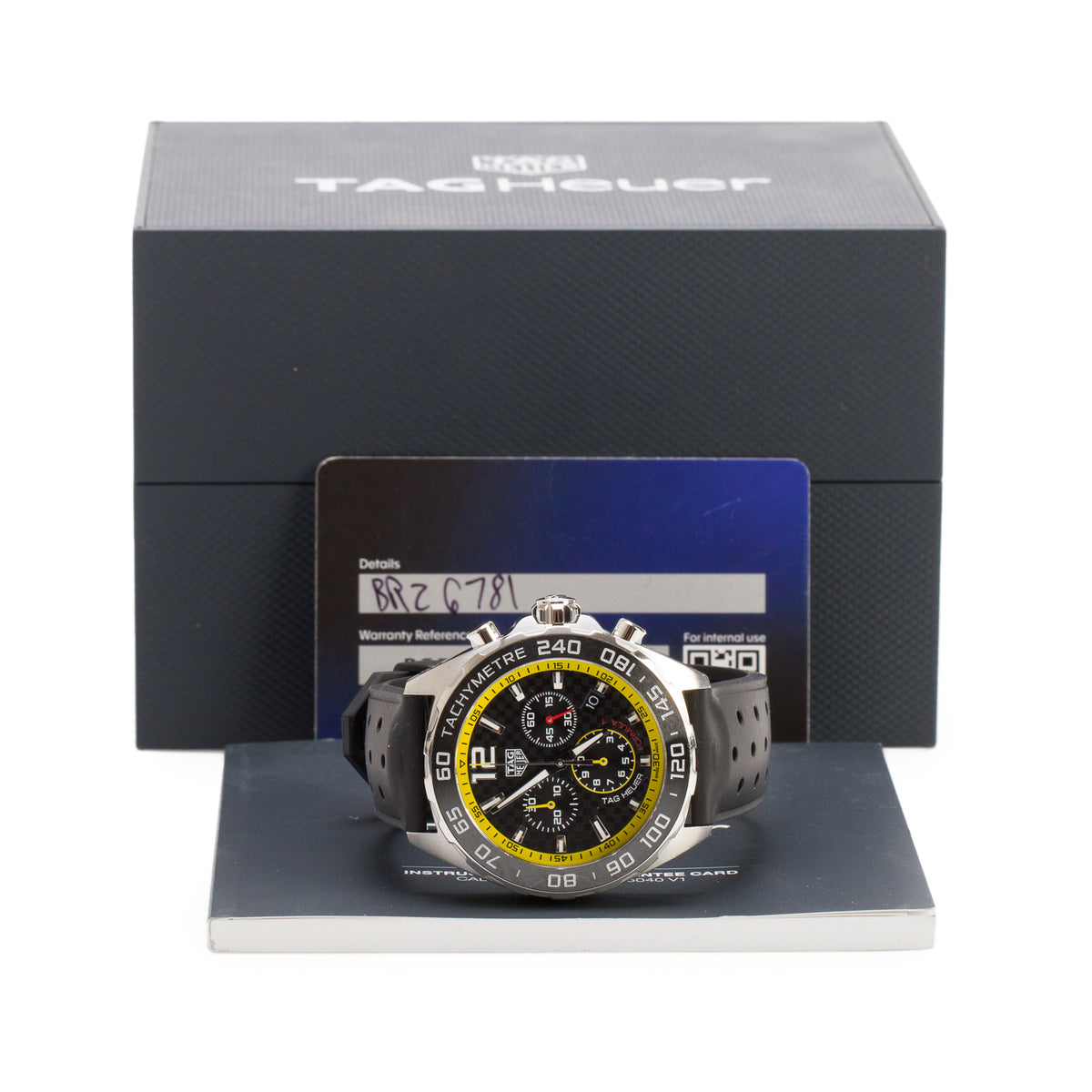 Tag Heuer Stainless Steel Formula 1 Chronograph 43 MM Quartz Watch CAZ101AC w/ Box & Papers