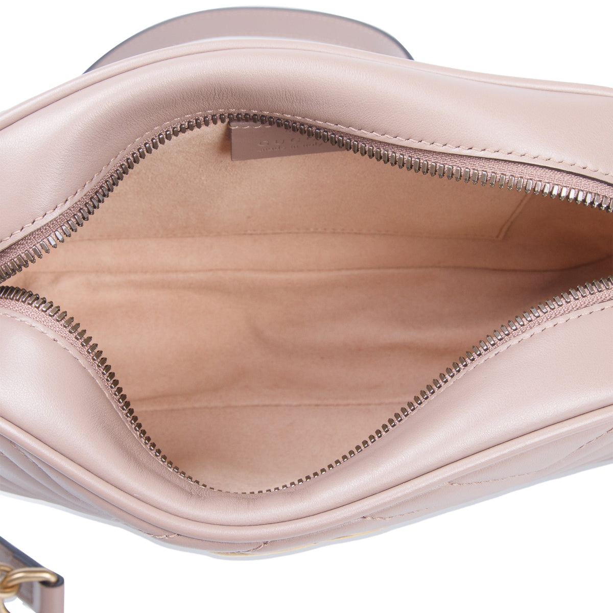 Gucci Pink GG Marmont Matelasse Small Camera Bag w/ Box
