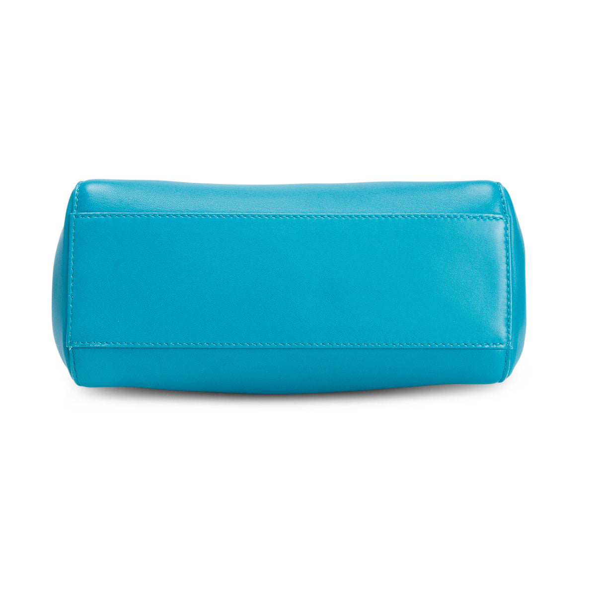 Fendi Teal Nappa Mini Peekaboo Iconic Satchel w/ Strap