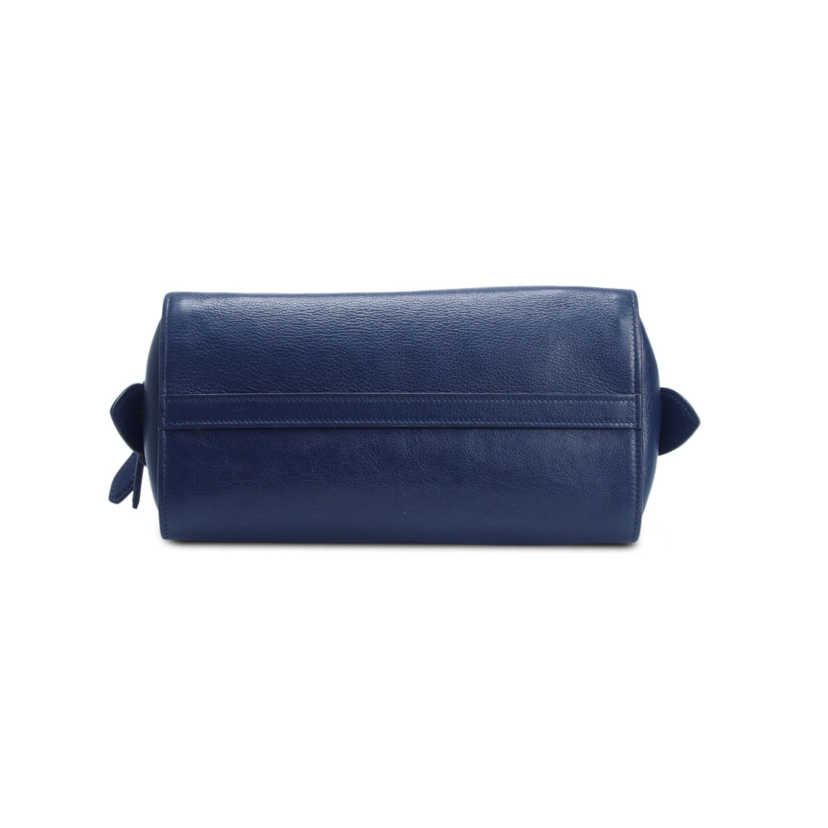 Prada Blue Glace Calf Top Handle Bag w/ Authenticity Card