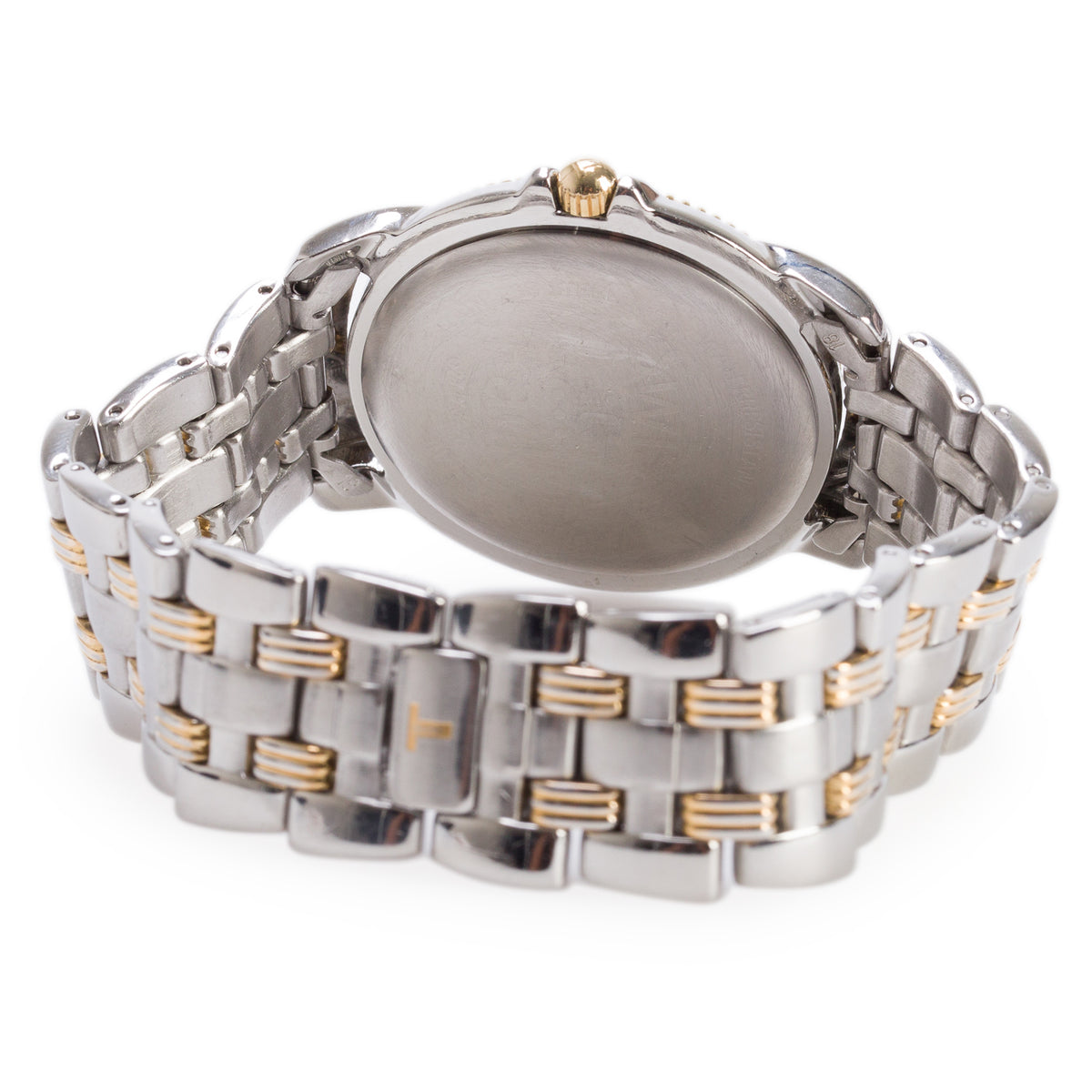 Tissot Two-Tone Stainless Steel Ballade 36 MM Quartz Watch Gold Dial