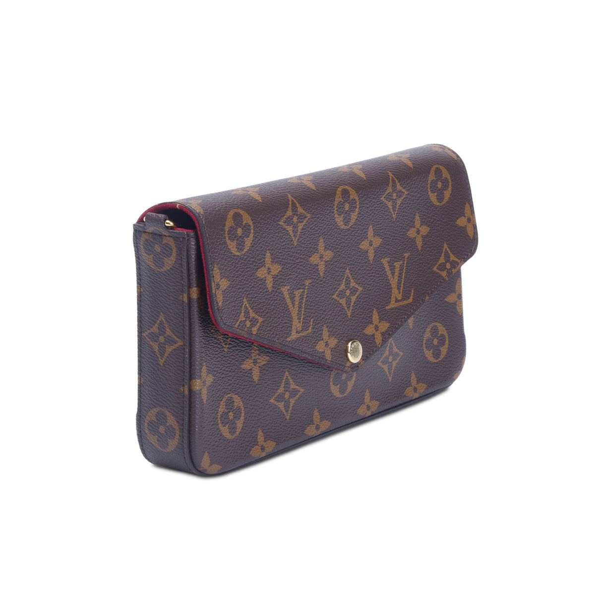 Louis Vuitton Monogram Pochette Felicie Wallet on Chain w/ Box & Inserts