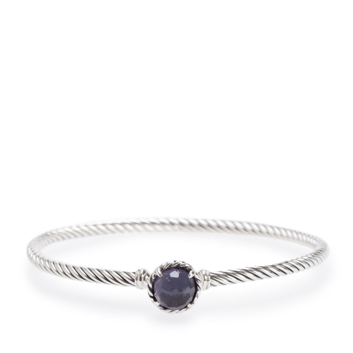 David Yurman Sterling Silver Black Orchid Petite Chatelaine Bracelet