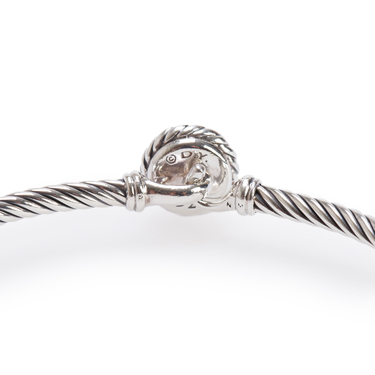 David Yurman Sterling Silver Black Orchid Petite Chatelaine Bracelet