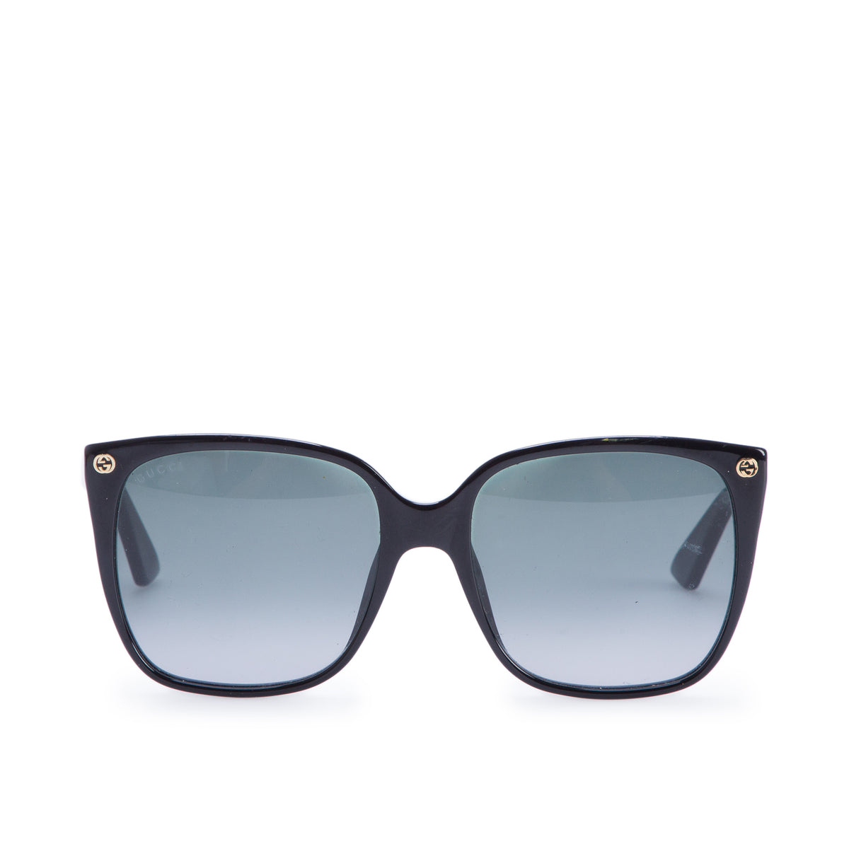 Gucci GG0022S Black Acetate Square Sunglasses w/ Case