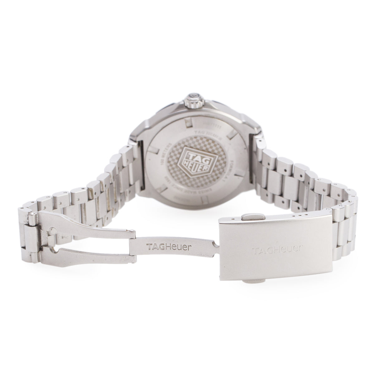 Tag Heuer 2025 Stainless Steel Formula 1 Solargraph 38 MM Quartz Watch White Dial WBY1111 w/ Box & Papers