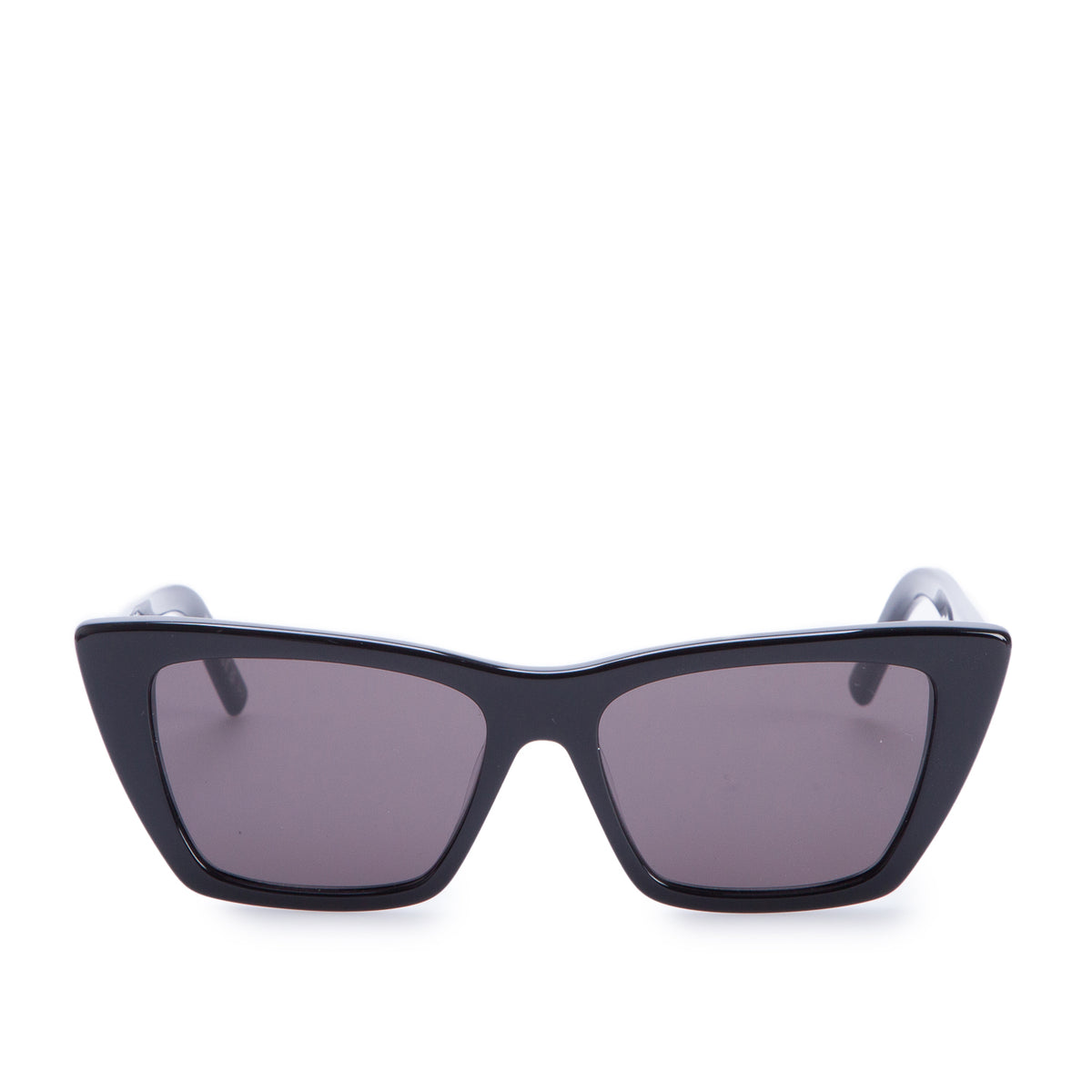 Saint Laurent SL 276 Black Acetate Mica Cat Eye Sunglasses w/ Case