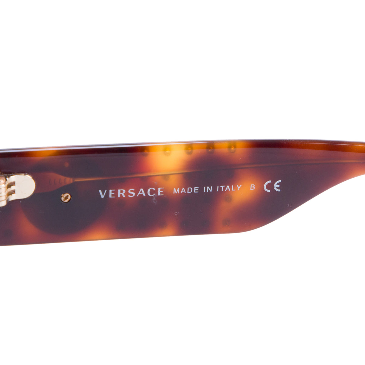 Versace MOD.4358 Tortoise Acetate Studded Cat Eye Sunglasses w/ Case
