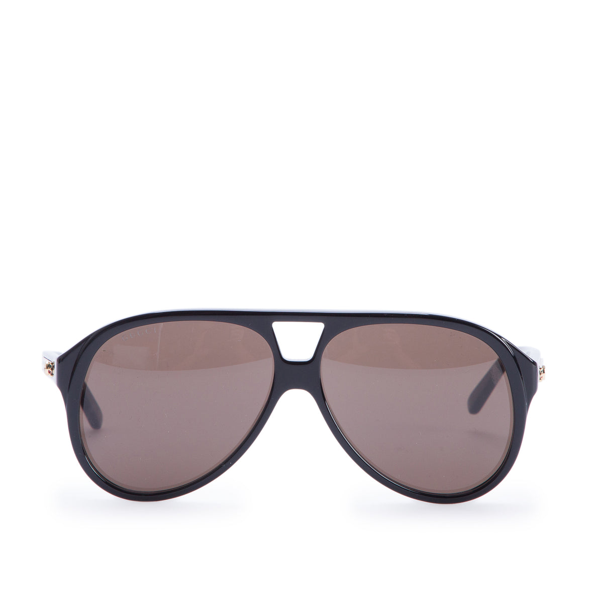 Gucci GG1286S Black Acetate Pilot Sunglasses w/ Case