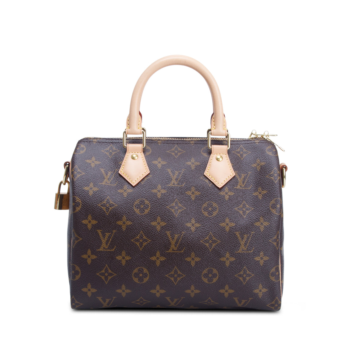 Louis Vuitton Monogram Speedy Bandouliere 25 w/ Box, Strap & Receipt