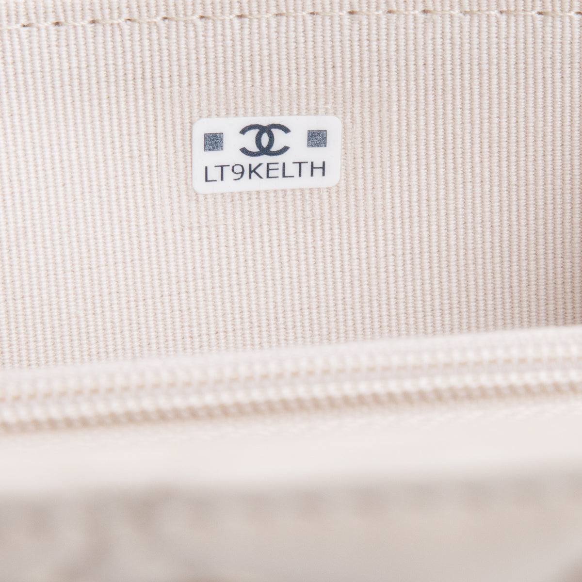 Chanel Beige Lambskin Leather Trendy Handle Wallet on Chain