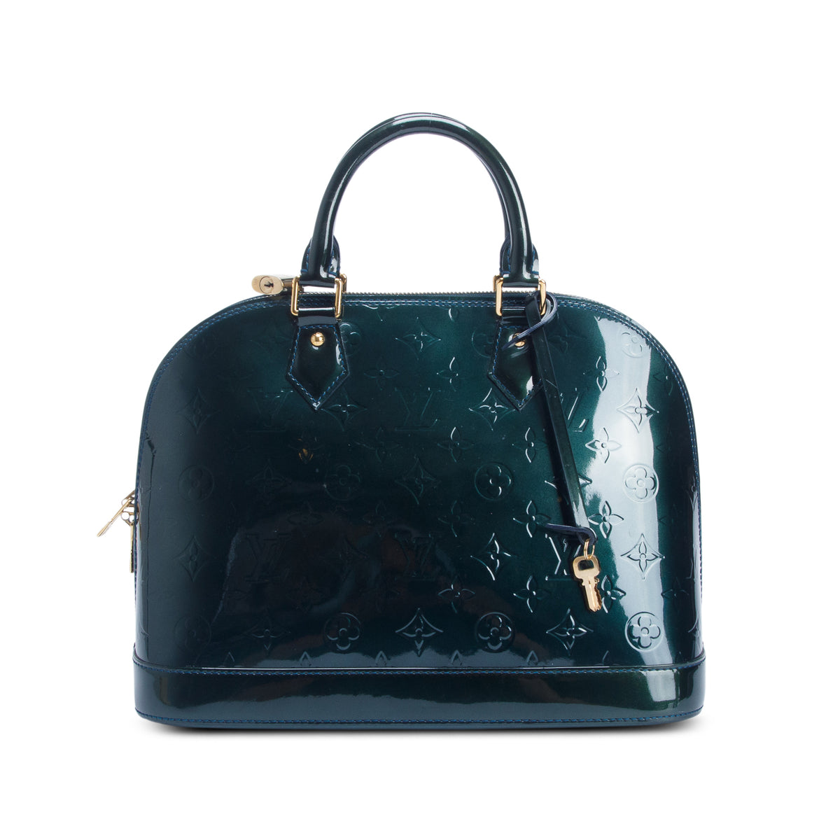 Louis Vuitton Green Monogram Vernis Alma PM