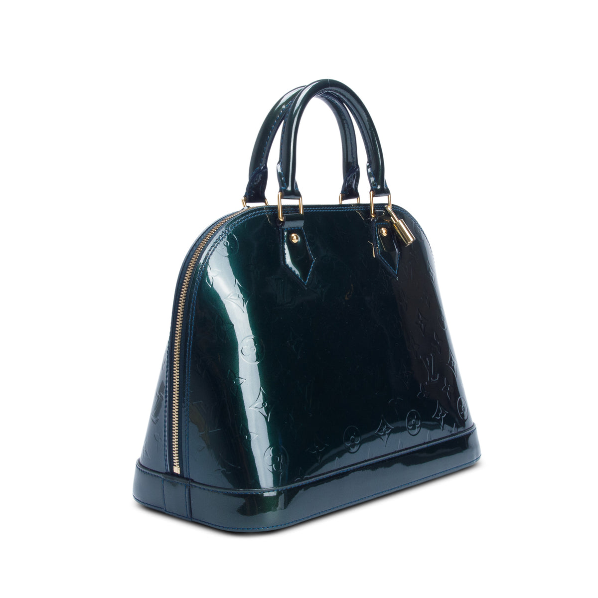 Louis Vuitton Green Monogram Vernis Alma PM