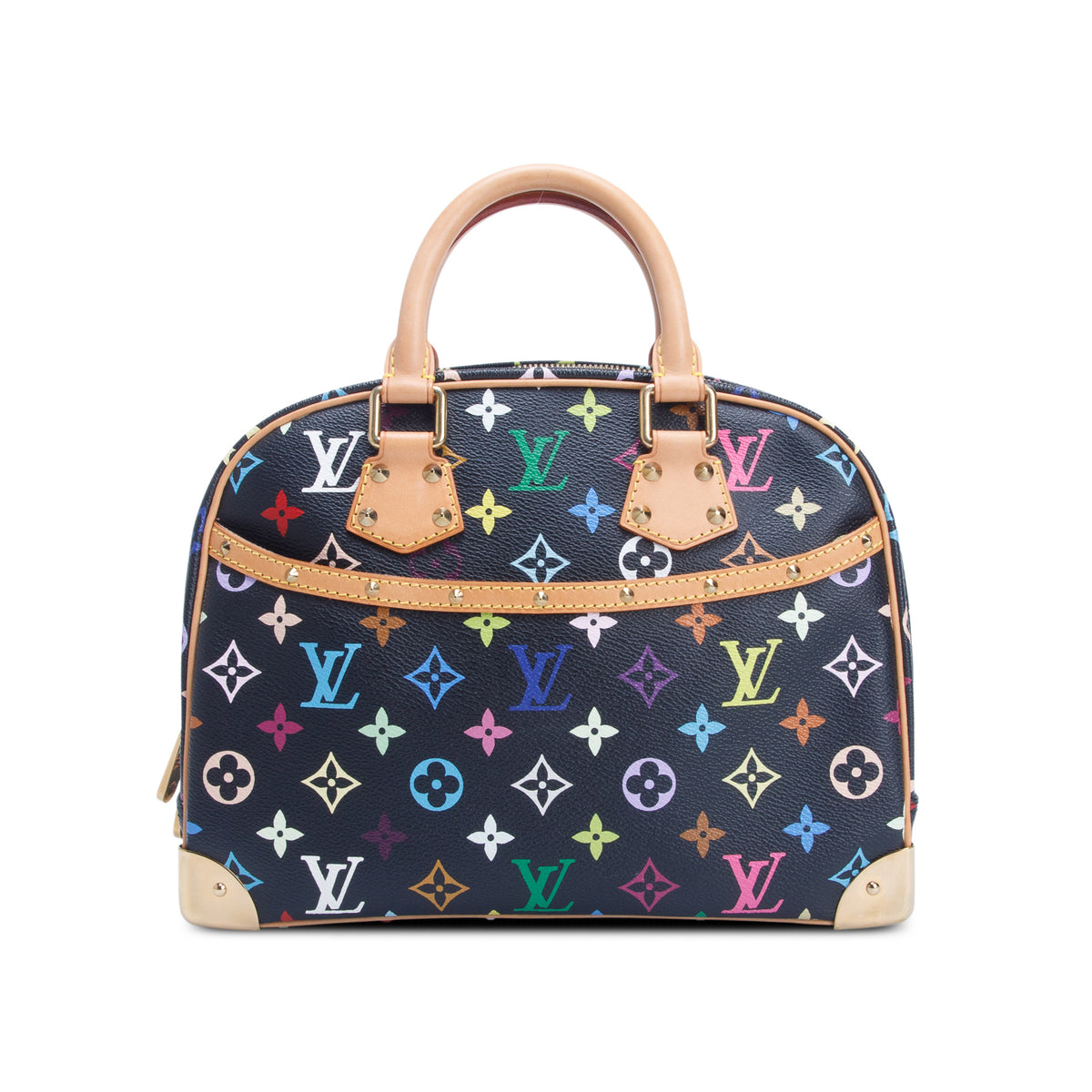 Louis Vuitton Black Monogram Multicolor Trouville