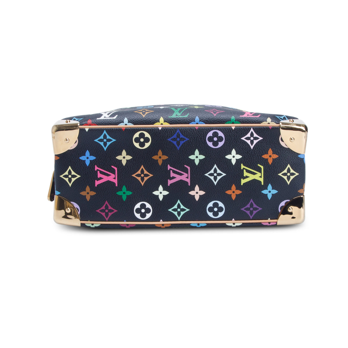 Louis Vuitton Black Monogram Multicolor Trouville