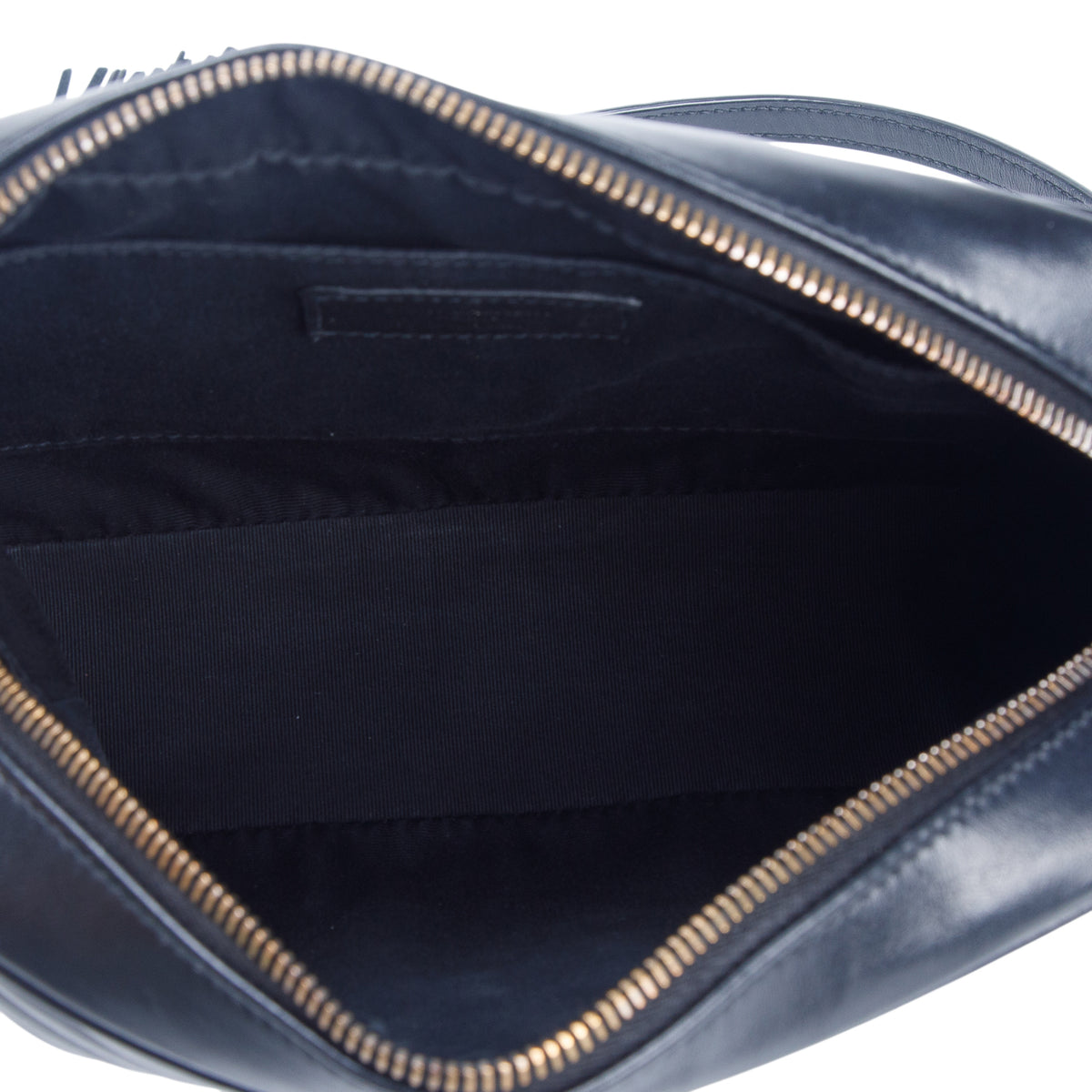 Saint Laurent 2020 Black Calfskin Matelasse Monogram Lou Camera Bag