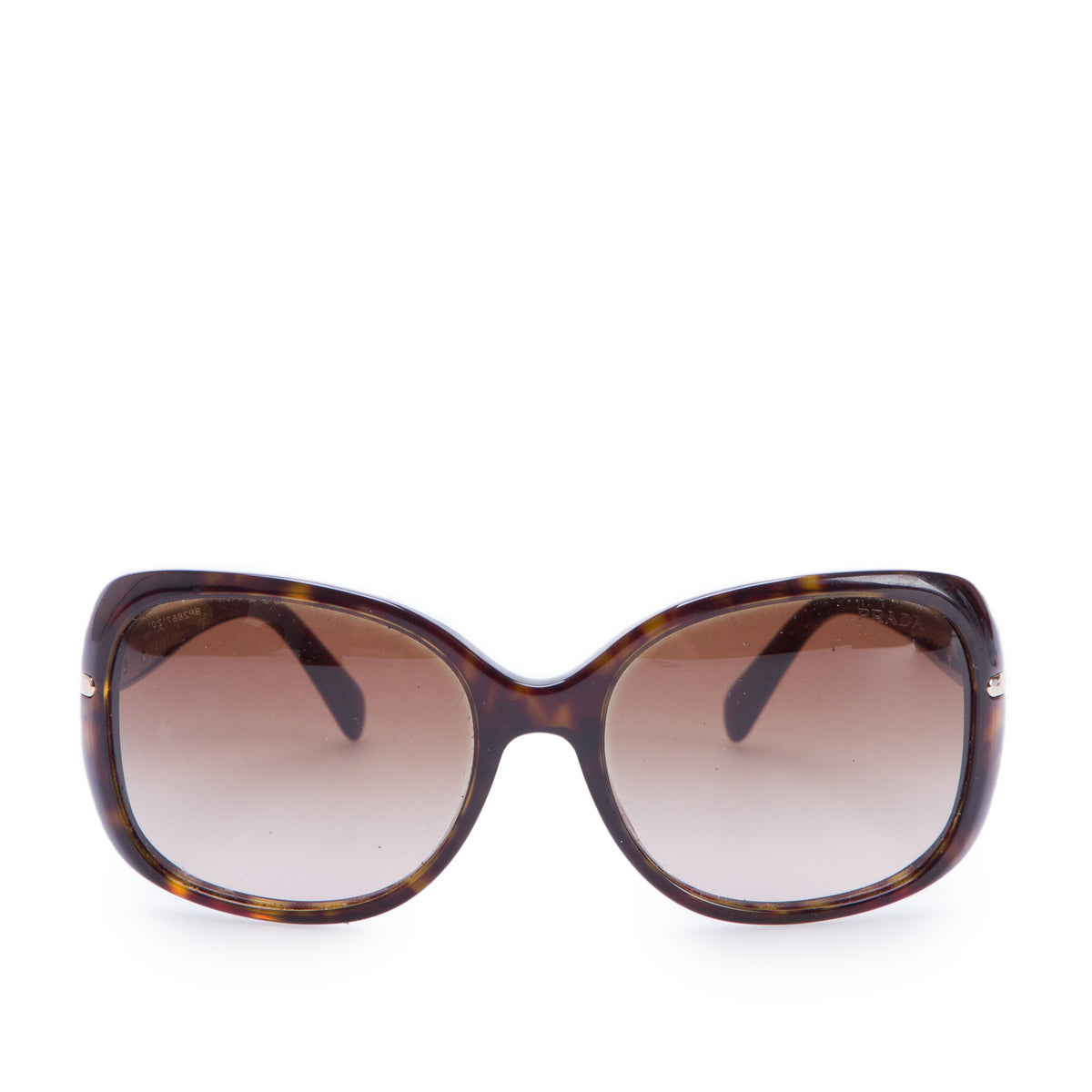 Prada SPR 08O Tortoise Acetate Conceptual Sunglasses w/ Case