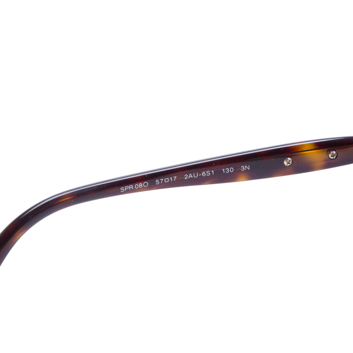 Prada SPR 08O Tortoise Acetate Conceptual Sunglasses w/ Case