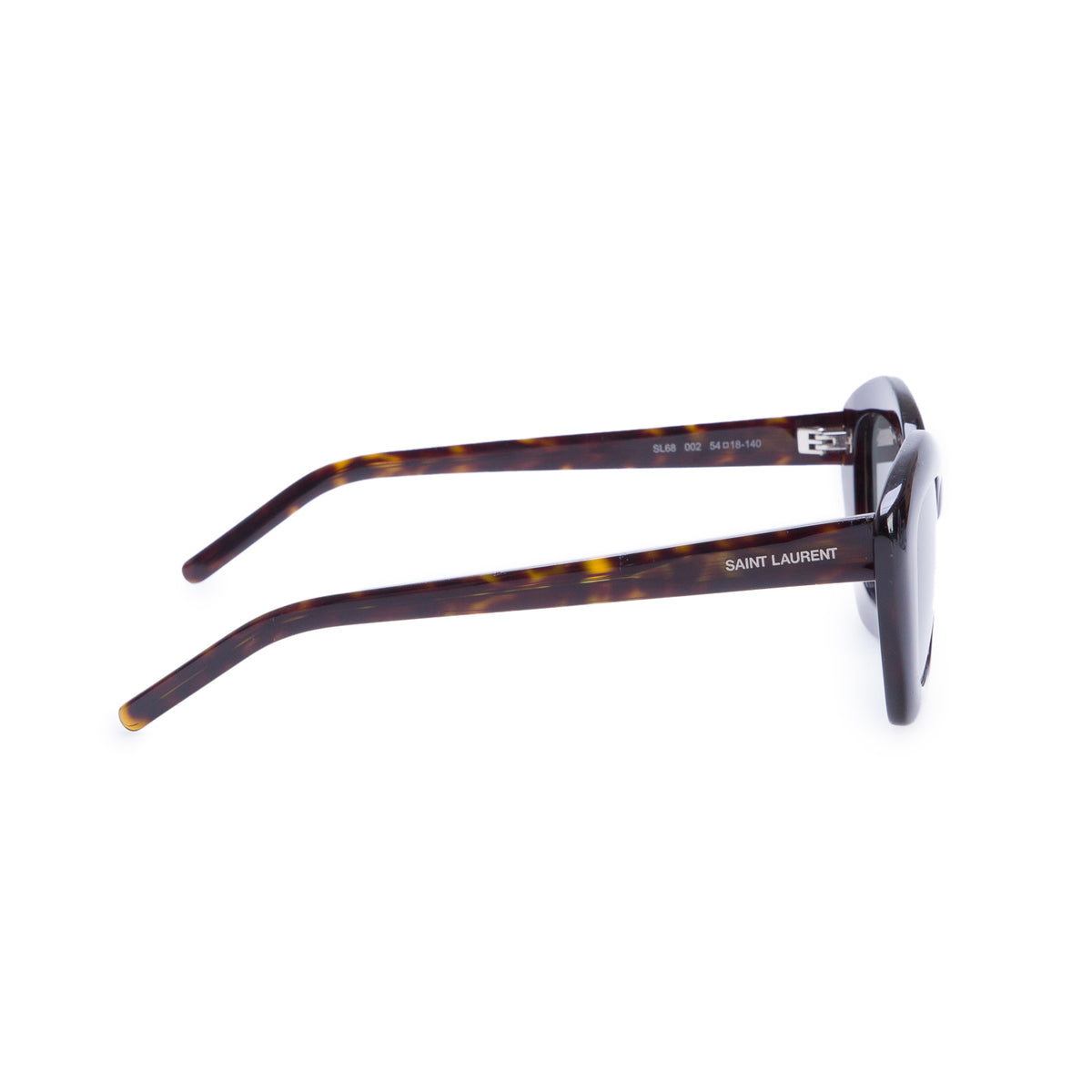 Saint Laurent SL 68 Tortoise Acetate Cat Eye Sunglasses w/ Case