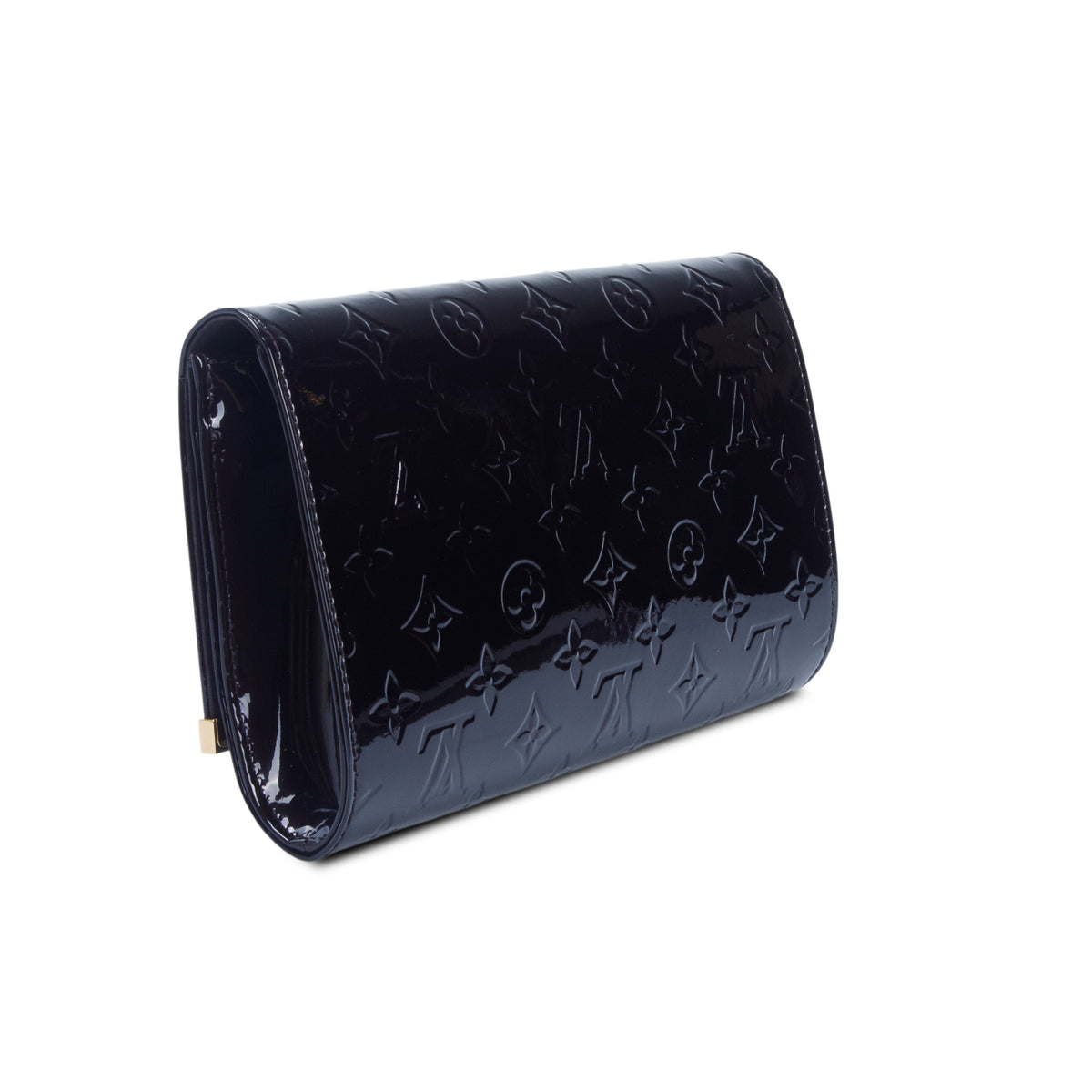 Louis Vuitton Amarante Monogram Vernis Ana Clutch w/ Straps